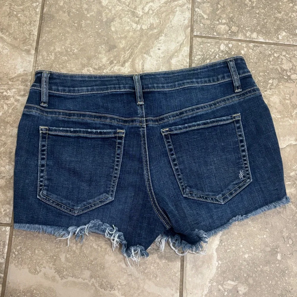 Silver Jeans Co Womens Distressed Patriotic American Flag Boyfriend Shorts W30